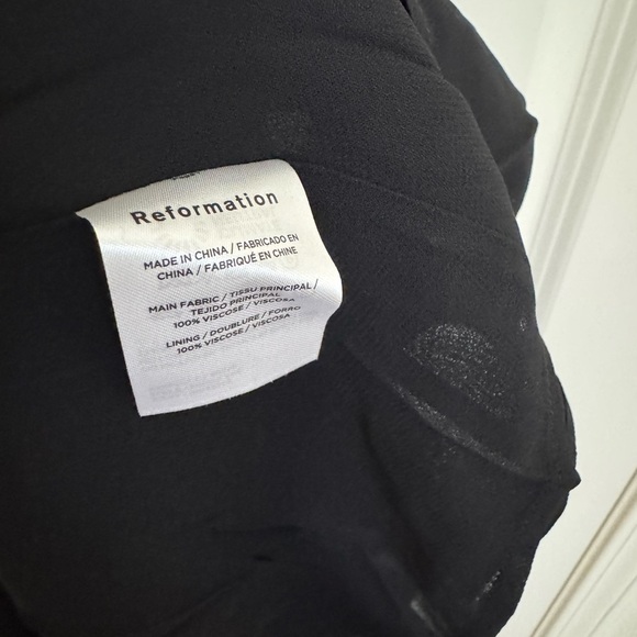 Brand new Reformation Niara Dress Black - Picture 6 of 6